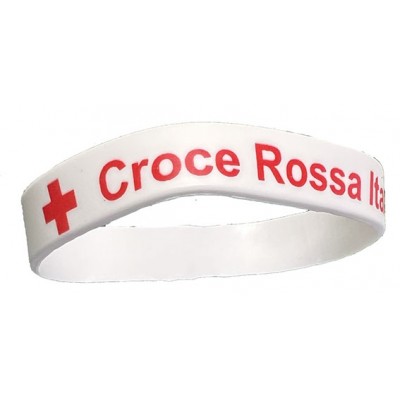 Braccialetto silicone Croce Rossa