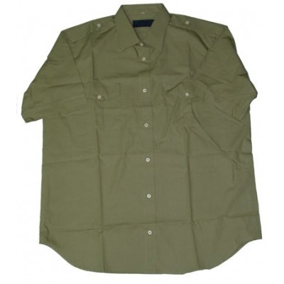 military model shirt with short sleeves