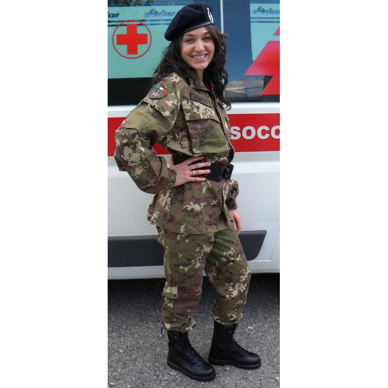 Camouflage uniform Red Cross-Military unit