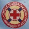 Laminated sticker Red Cross-OPSA